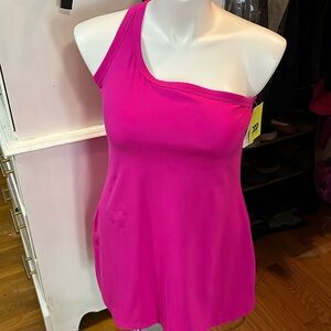 Pink off the shoulder dress